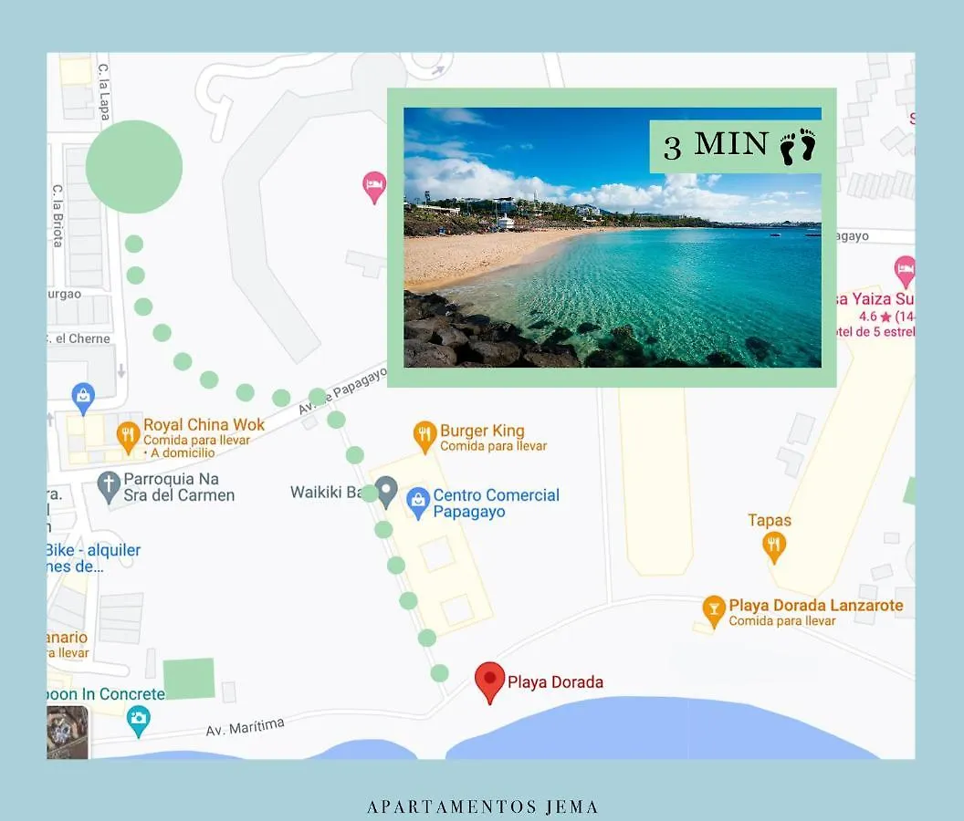 Apartamento Jema, A Un Paso De La Playa Playa Blanca İspanya